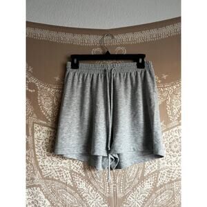 Aritzia Wilfred Free Grey Drawstring Lounge Shorts
